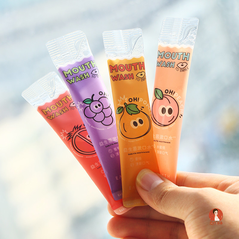 earlyth美术师益生菌漱口水便携装水果味次性旅行漱口水