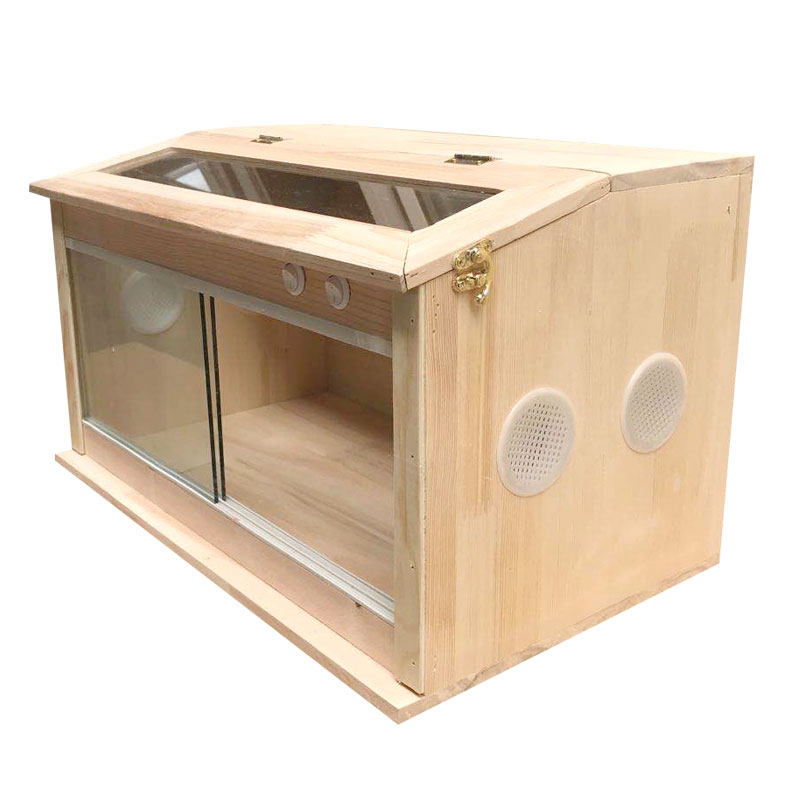 全新升级松木箱实木保温箱仓鼠蜥蜴爬虫箱宠物箱刺猬鼠鸟饲养箱