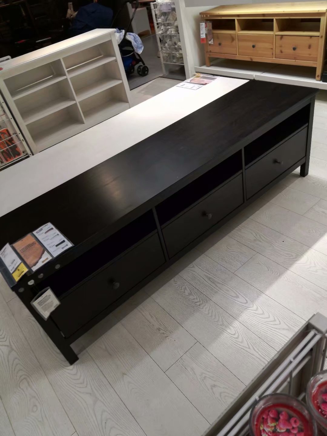 宜家国内代购ikea 汉尼斯电视柜储物柜客厅收纳柜影音视听组合柜