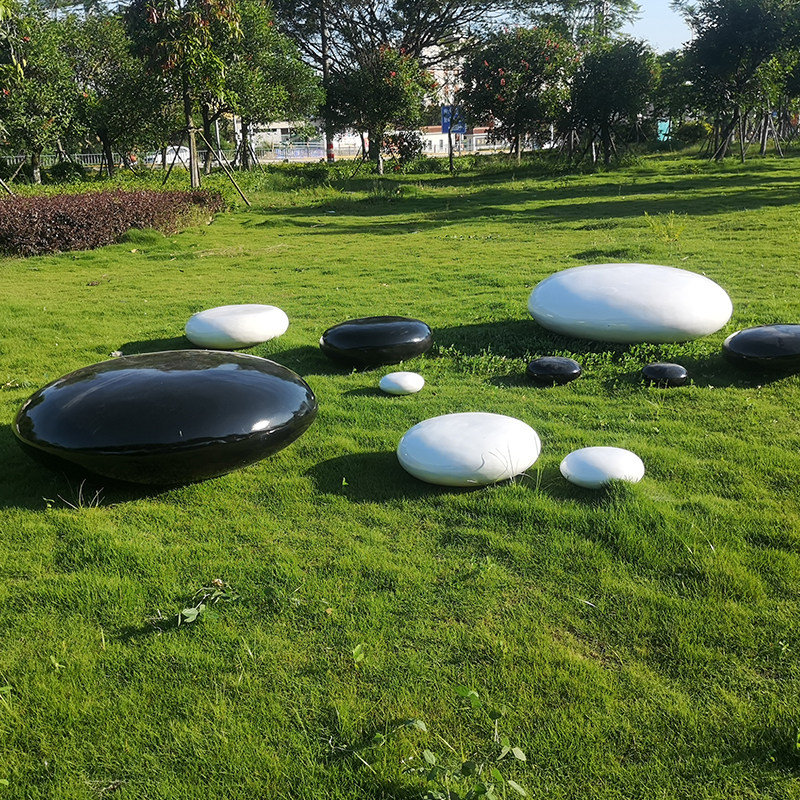 仿真玻璃钢围棋雕塑学校广场商场文化景观装饰摆件