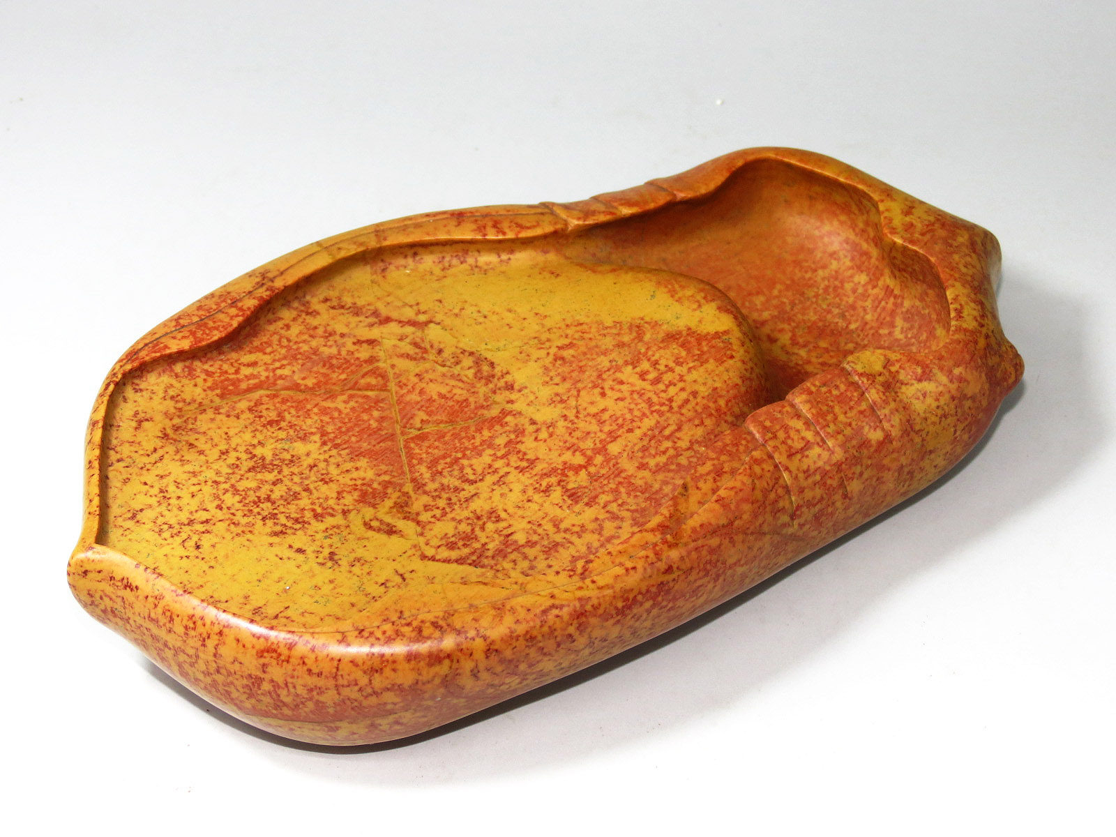 乳足蝉砚非遗青州黑山红丝砚老文创精品文房文房四宝