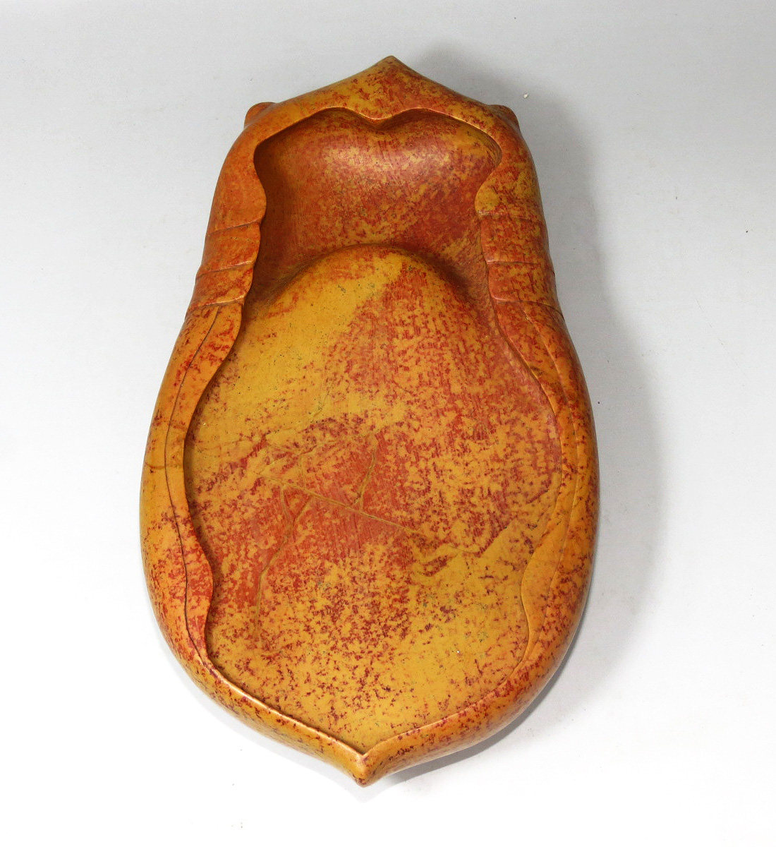 乳足蝉砚非遗青州黑山红丝砚老文创精品文房文房四宝