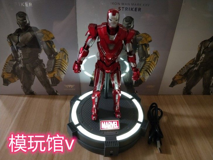 comicave马克mk30百夫长钢铁侠合金手办可动可发发光手办