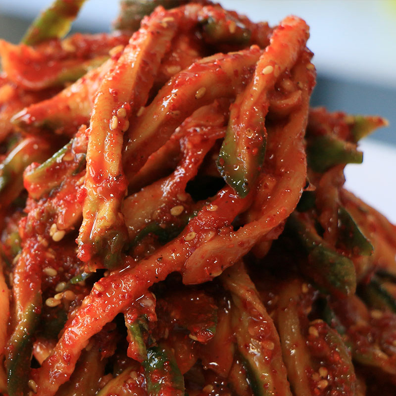 吉林省通化集安市特产正宗朝鲜族泡菜徐春英酸甜辣萝卜条500g顺丰