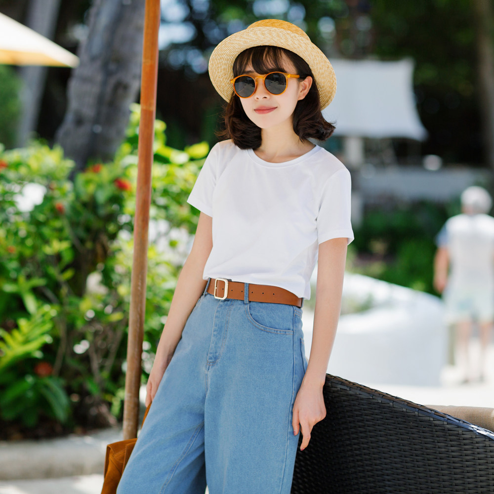 教你如何把简约的白t,穿出高级的时髦感