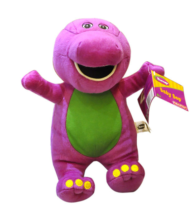 公仔英语早教会唱歌的班尼barney恐龙斑尼毛绒毛绒