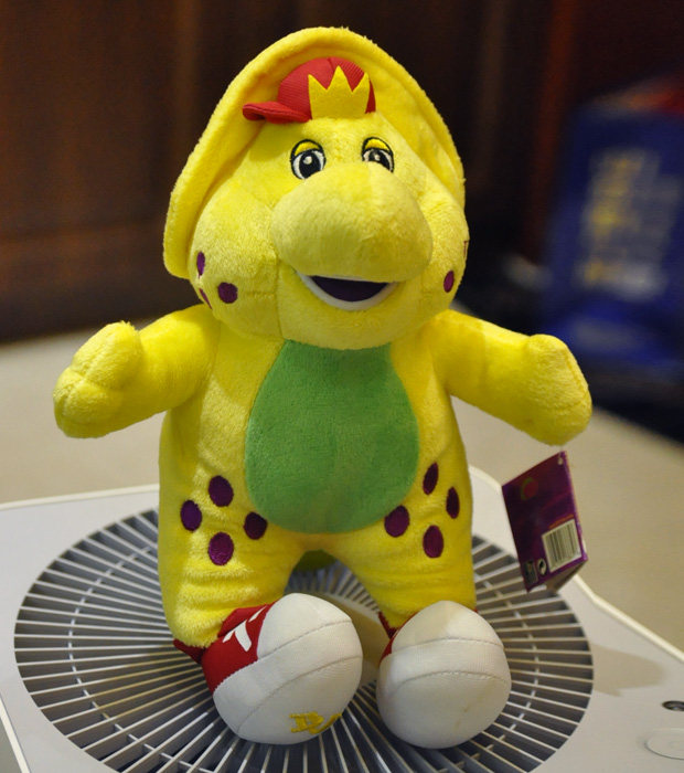 公仔英语早教会唱歌的班尼barney恐龙斑尼毛绒毛绒