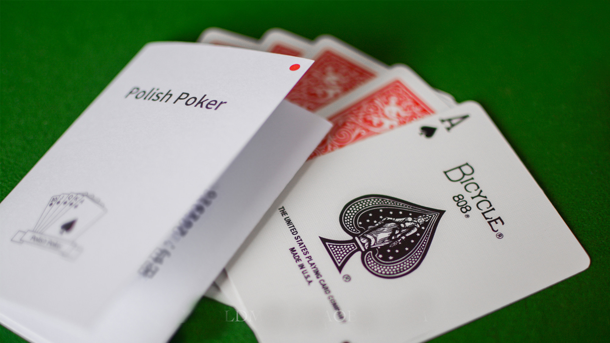 近景魔术道具polishpoker一手好牌扑克牌普单版原版送教学