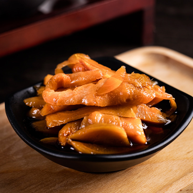 安徽特产铜陵白姜糖醋嫩姜醋泡姜片即食酱菜腌制