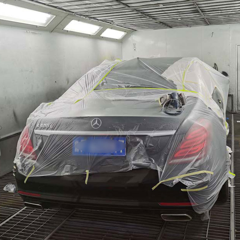 480cm100m汽车喷漆遮蔽膜全车喷涂防护白色整车遮蔽膜