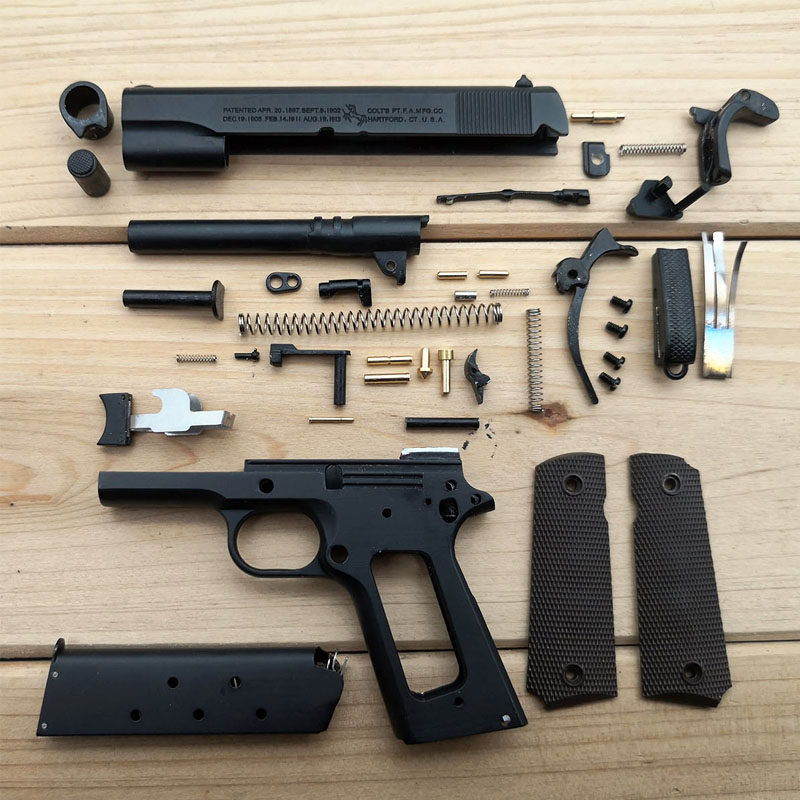 合金帝国柯尔尔特m1911玩具手枪模型金属抛壳其他模型玩具