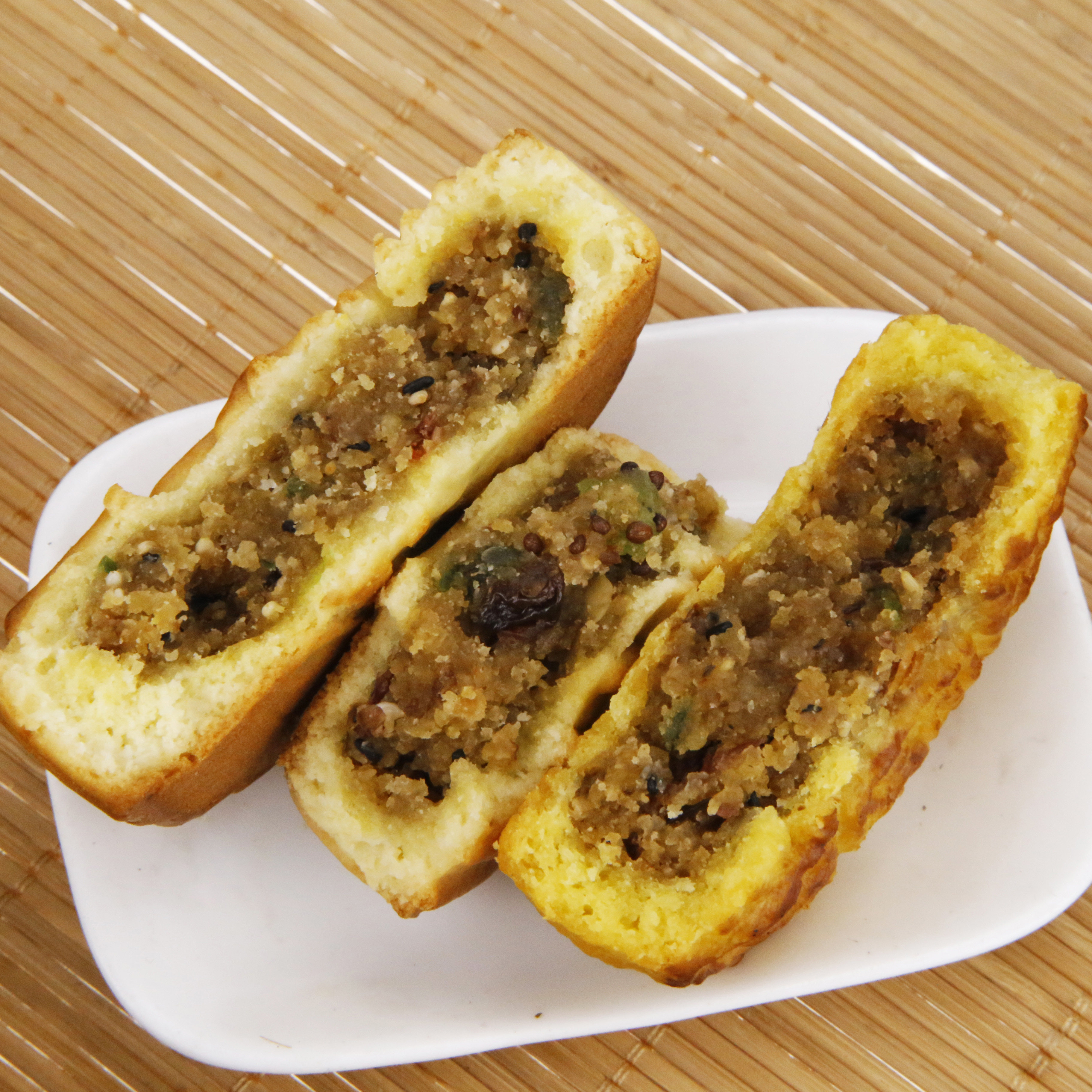 山西神池月饼 手工老式月饼 酥皮五仁月饼精美独立包装12个礼盒装