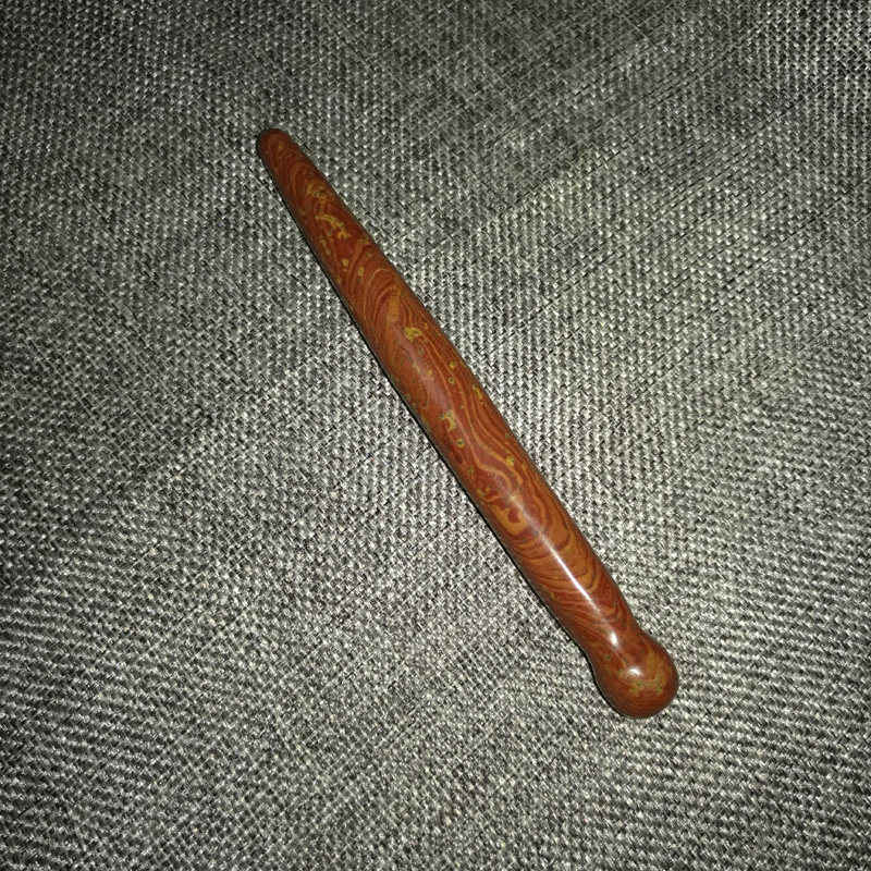 天然泗水富贵红砭石拨筋棒砭针眼部面部女士家庭按摩穴位棒