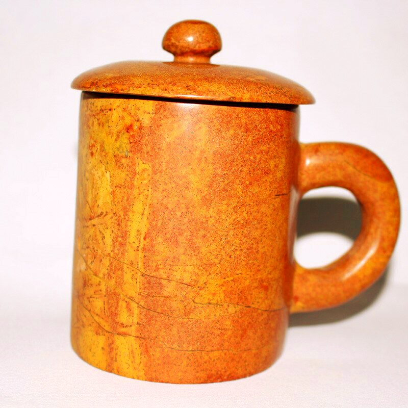 砭石正宗泗水泗滨富贵红砭石杯子水杯改变水质滤水器