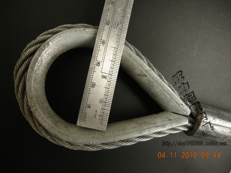 套环20mm钢丝绳压环夸口 三角扣护绳环鸡心环 m20钢丝绳夹头马眼