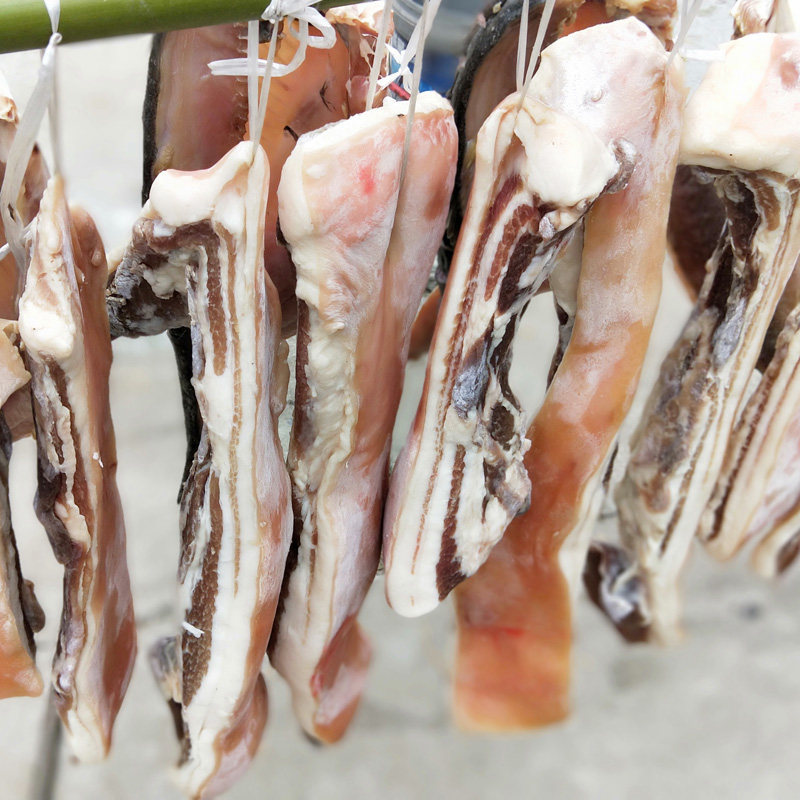 特产腊肉农家咸肉安徽风干腌肉腊货后腿五花腌肉