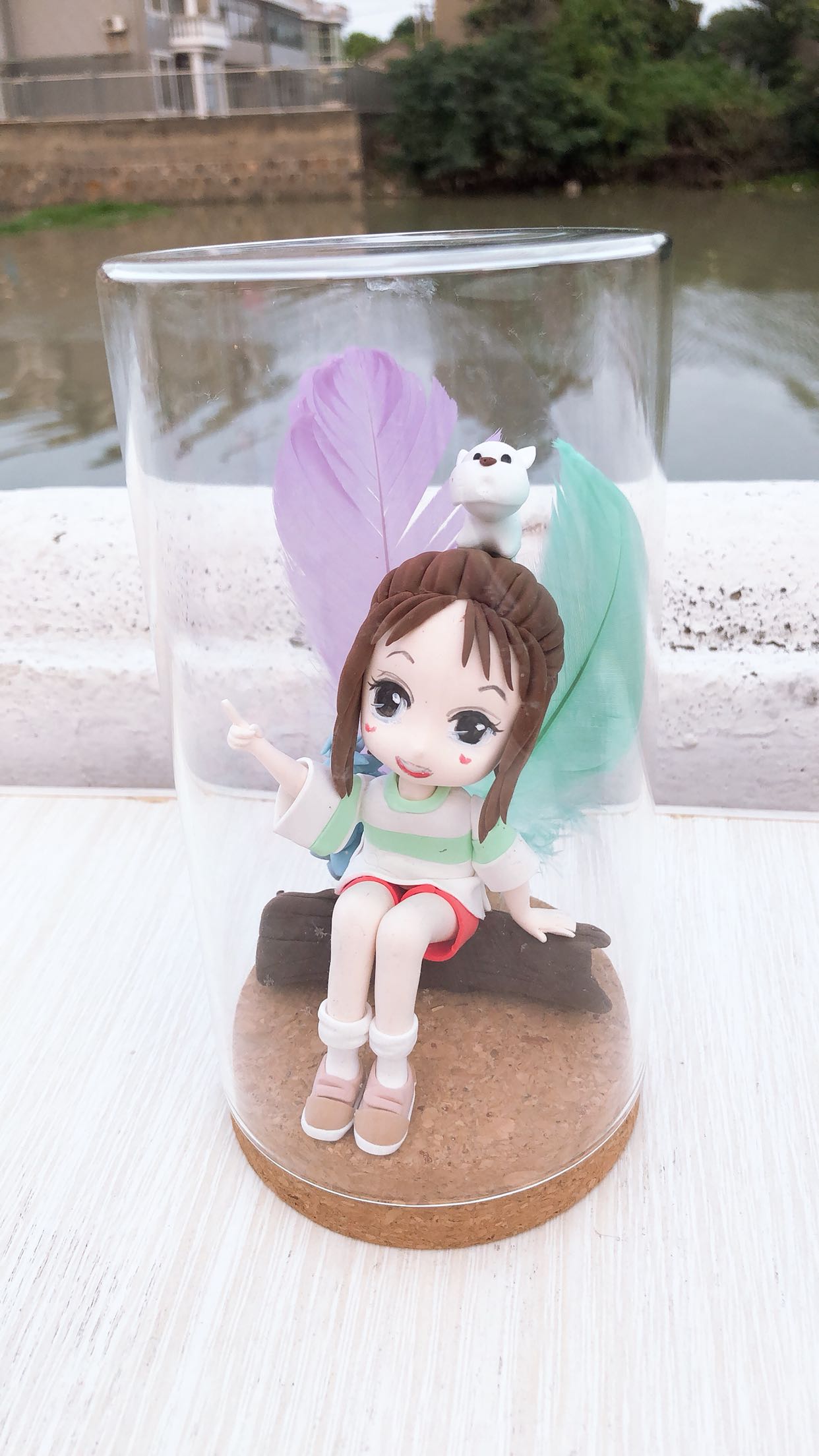 晨曦原创定制学员制作千与千寻宫崎骏动漫手办粘土粘土