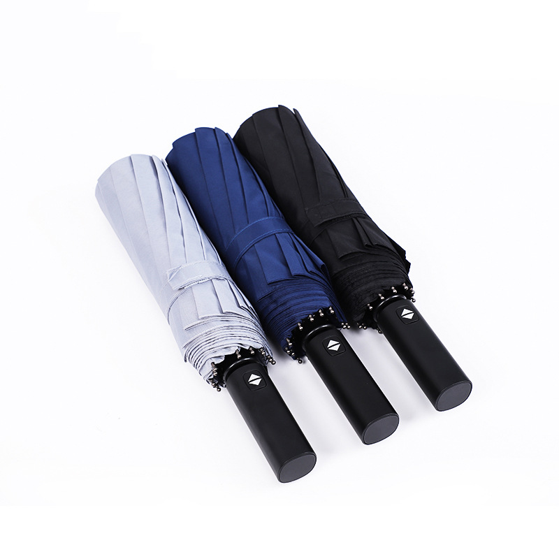 全自动雨伞折叠伞男女按钮开关一键开合加厚坚实伞