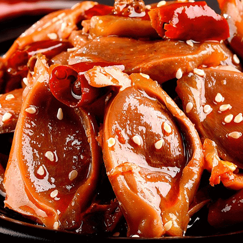 整箱之源麻辣鸭宝凉拌鸭胗鸭肾凉菜解冻即食凉菜