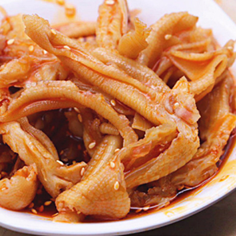 整箱蜀幺麻辣鸭掌去骨鸭爪凉拌香辣无骨鸭脚凉菜