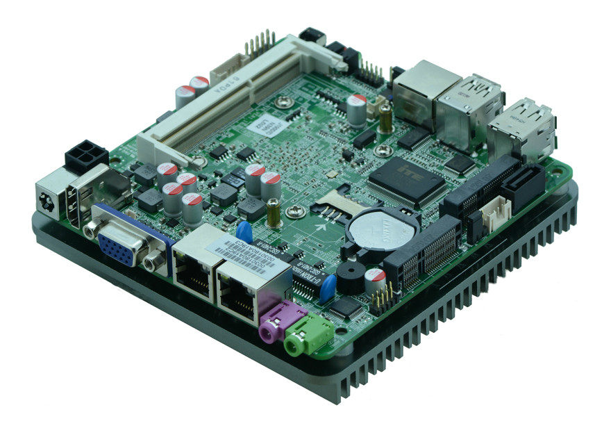 主板英特尔赛扬j1900四核迷你nano12cm双网口高清主板