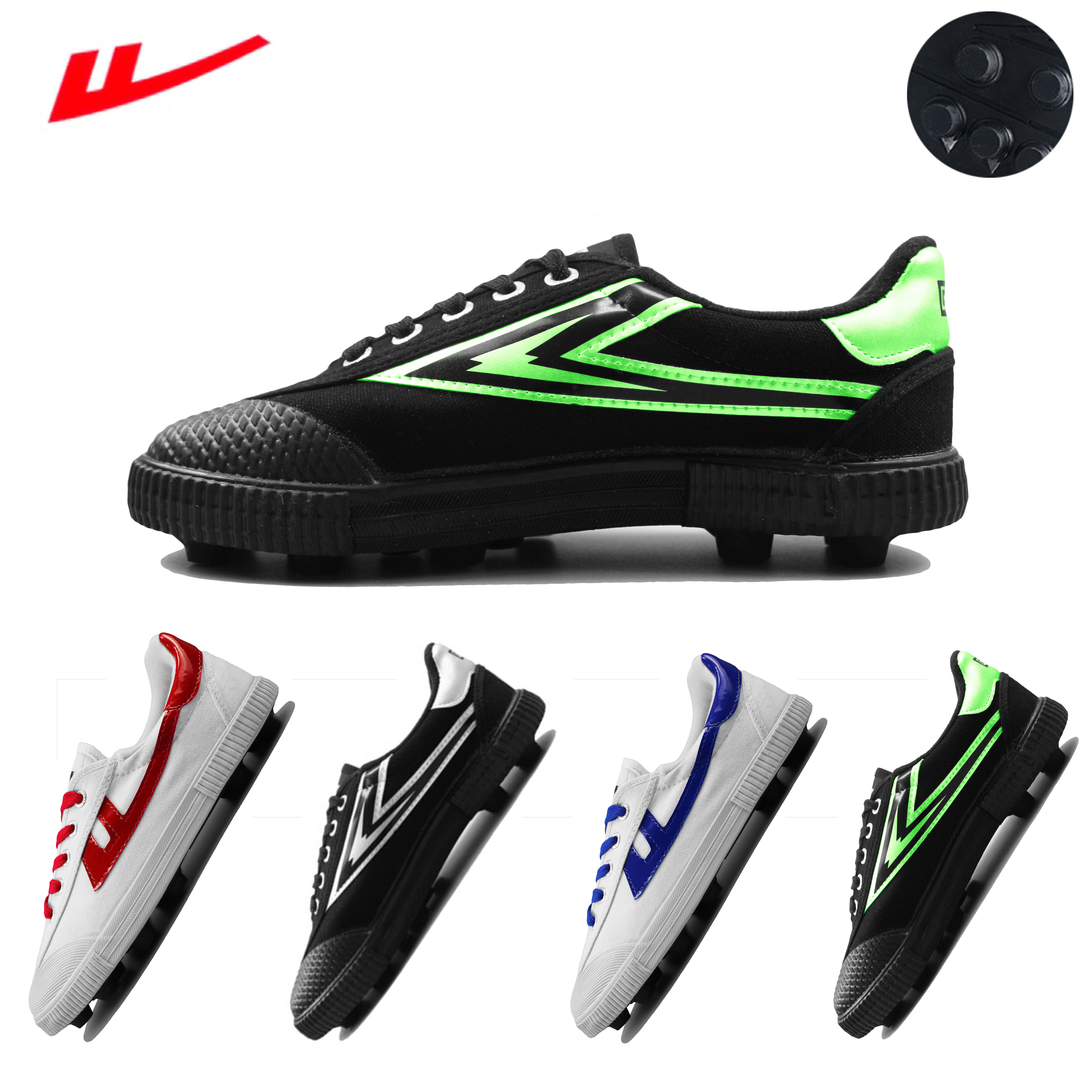 包邮回力足球鞋女款长钉短钉碎钉儿童足球鞋