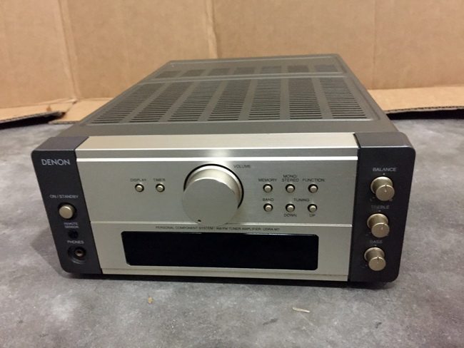 功放原装进口denon天龙udram7桌面迷你220伏功放