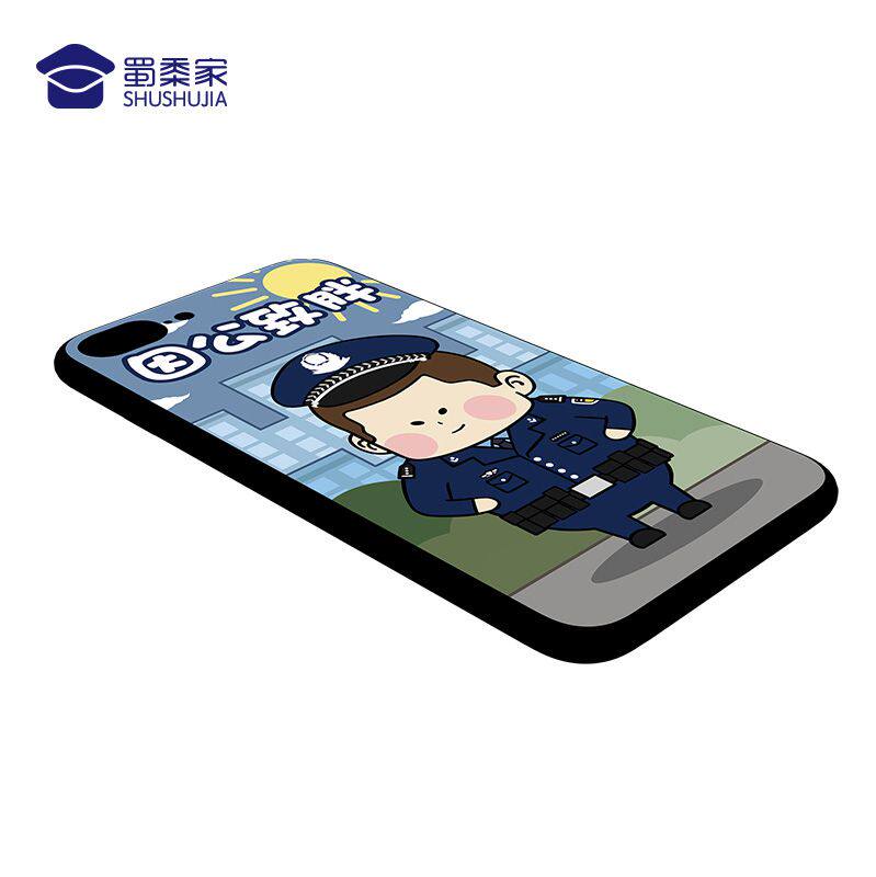 机壳警察款手华为小米opoo苹果vivo可爱版手动漫3c周边