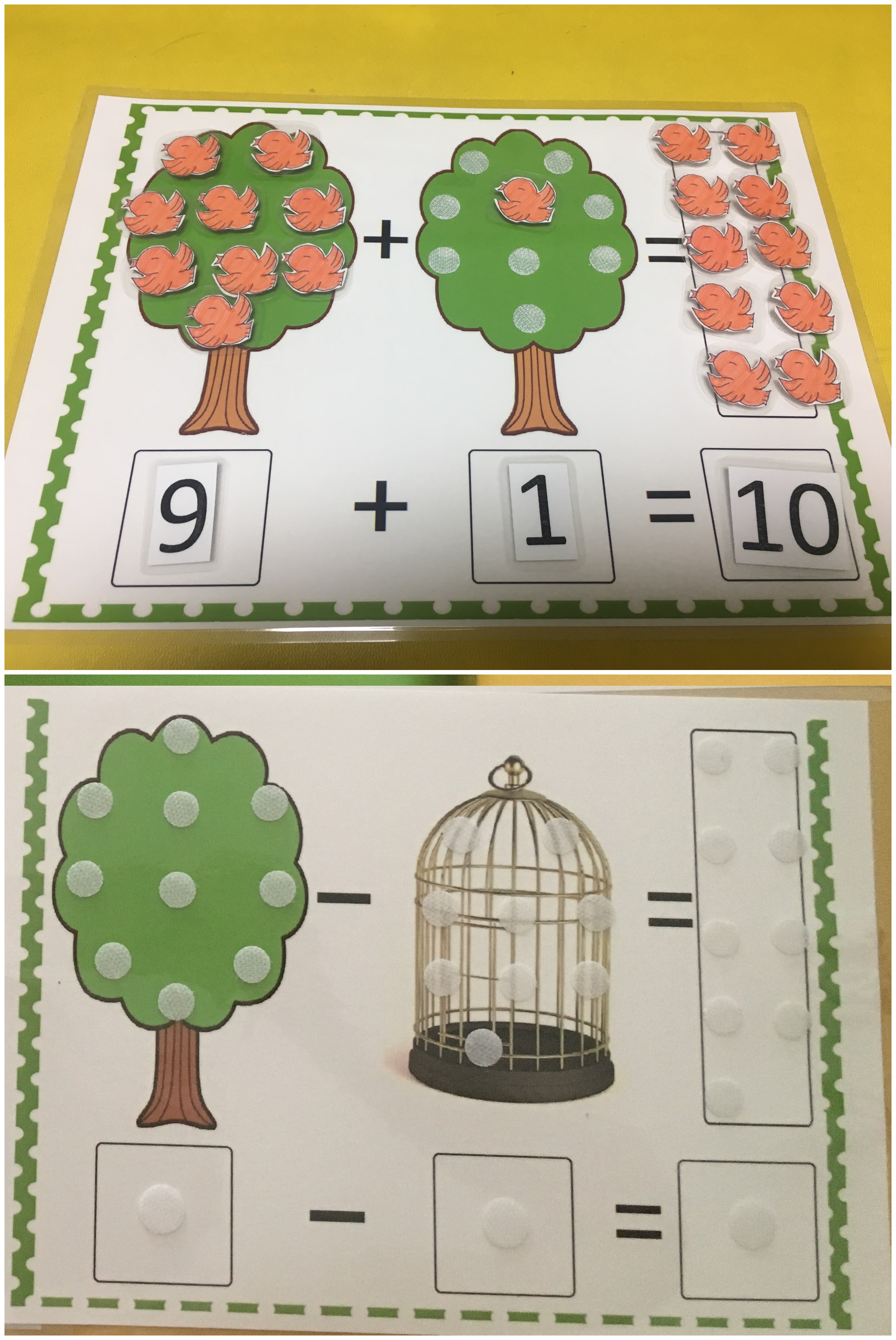 儿童数学算数教具加减法幼儿园大班以内神奇区域数学学习板