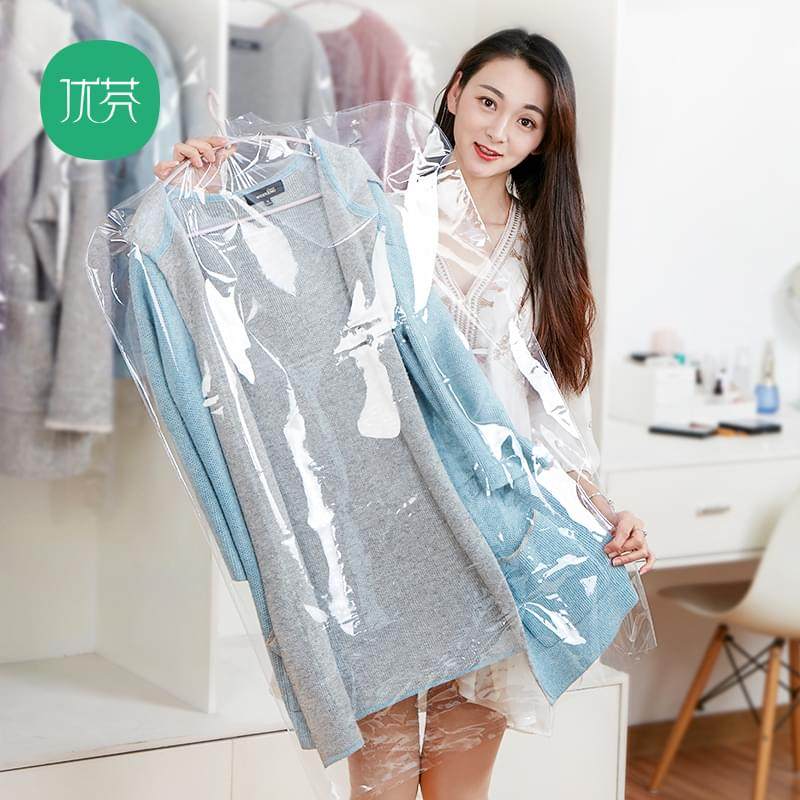 防尘pvc衣服透明塑料加厚挂式衣柜大衣
