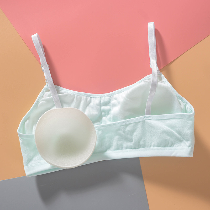 夏天内衣女学生初中生韩版少女青春期背心抹胸