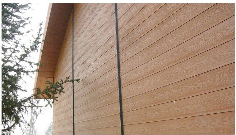 塑木户外墙板 防腐木塑别墅围墙阳台围栏广场子母扣无缝隙150*13