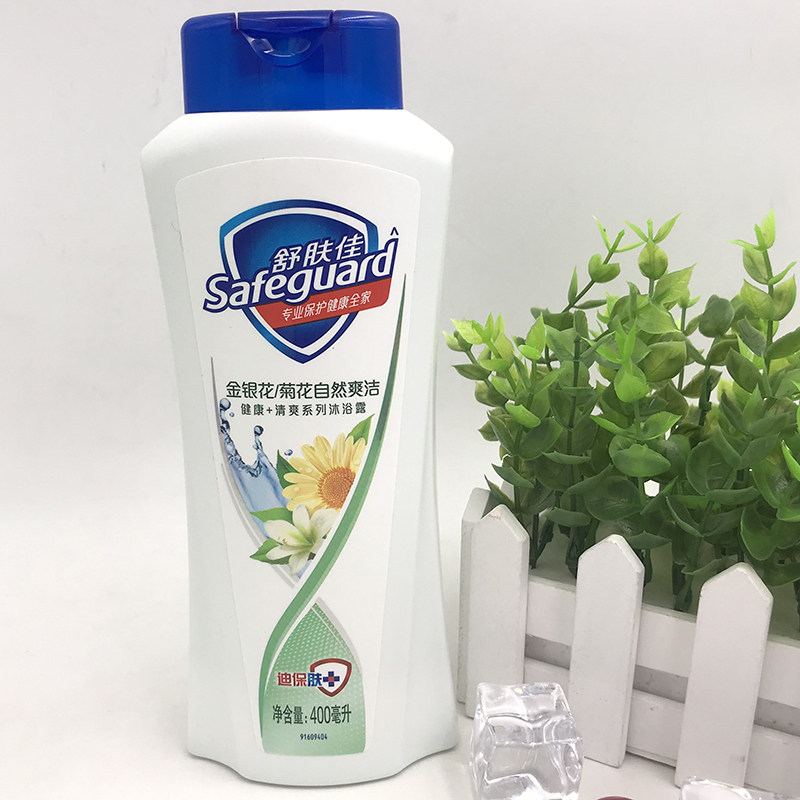 舒肤佳金银花菊花自然爽400ml沐浴露清爽沐浴乳冲凉浴液沐浴露
