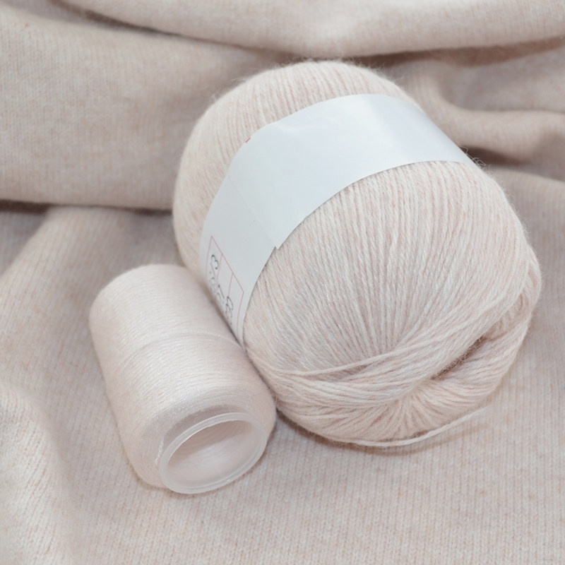 帝诺手编山羊绒线手工编织毛线团diy围巾线粗羊毛线织毛衣初学者