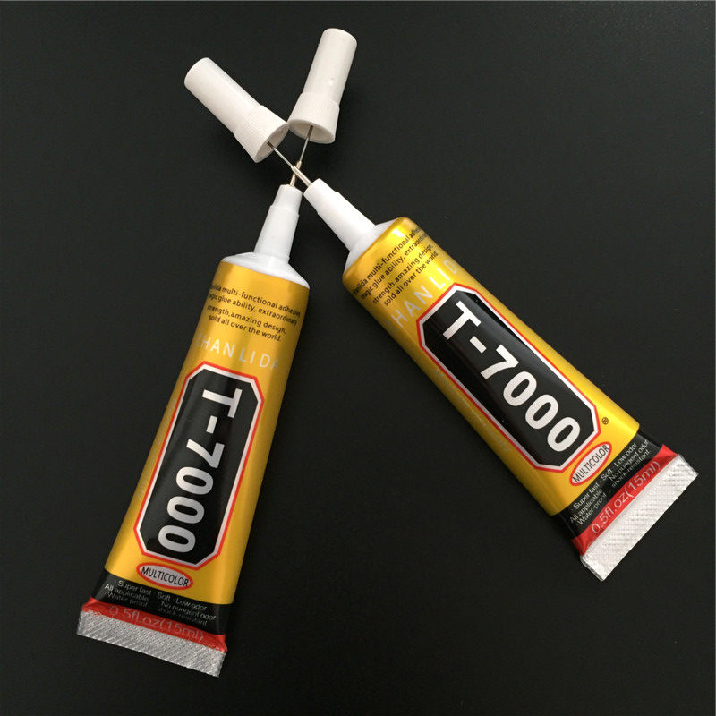 华为软胶t7000胶水手机边框黑色密封胶填充修粘胶水