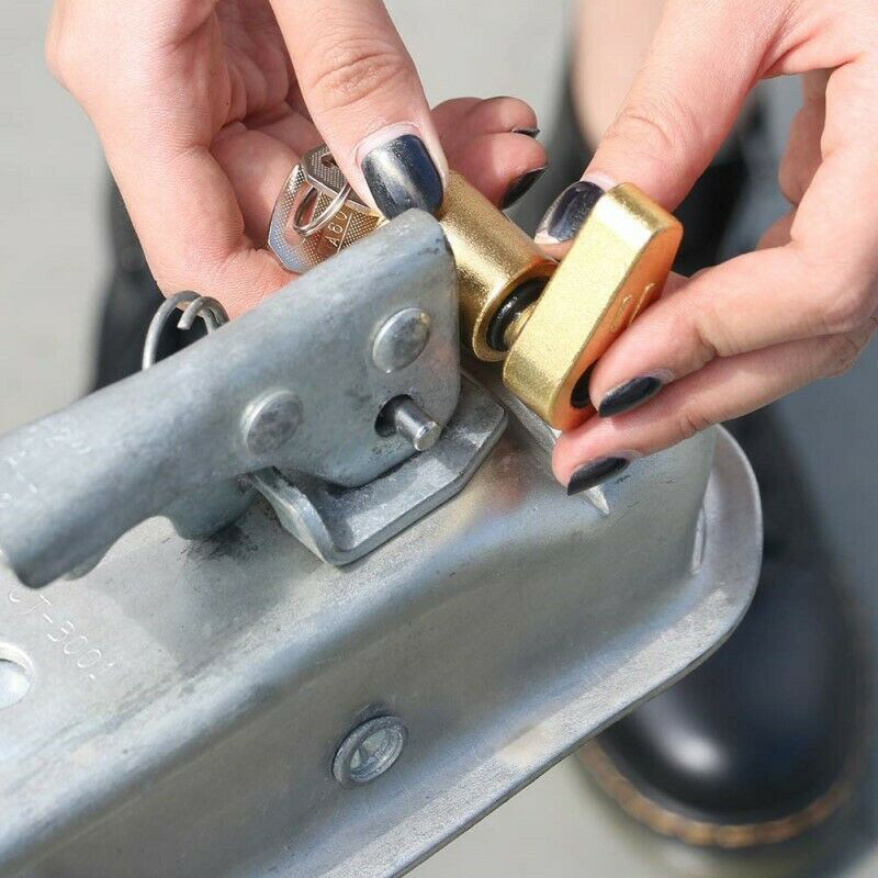 房车游艇挂车连接器仿金安全插销锁球头罩盖防盗全车改装套件