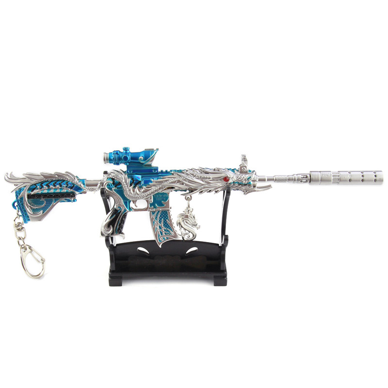 和平吃鸡游戏玩具m416五爪银龙金龙皮肤合金游戏