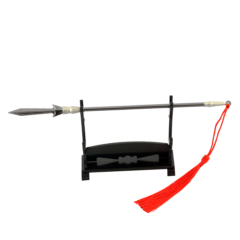 水浒传影视周边兵器卢俊义长枪麒麟黄金金属武器游戏