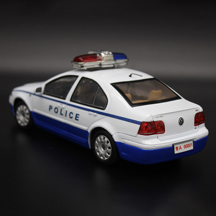 一汽大众原厂全新新老宝来警车汽车模型车模合金静态车模
