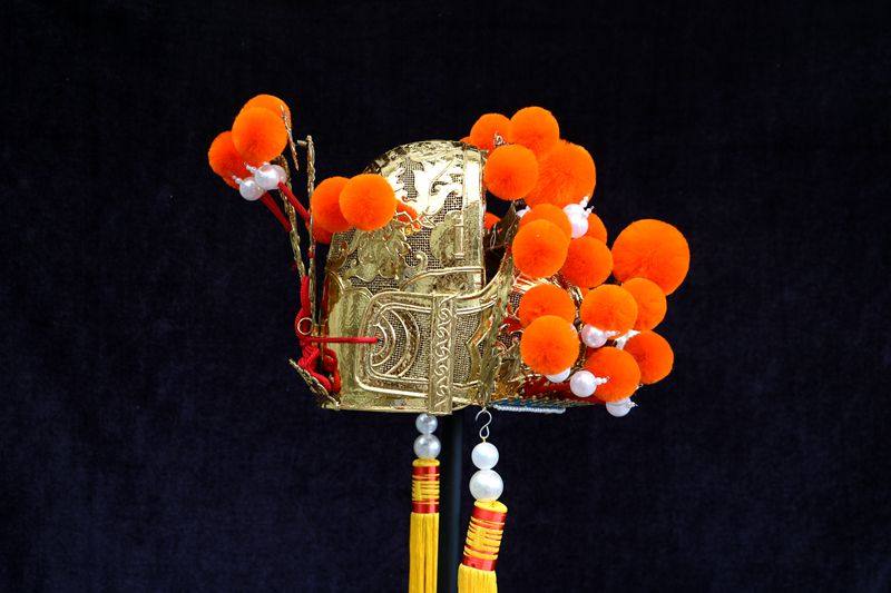 新款粤剧台湾神明国公五爷玄天上帝菩萨改良帽子