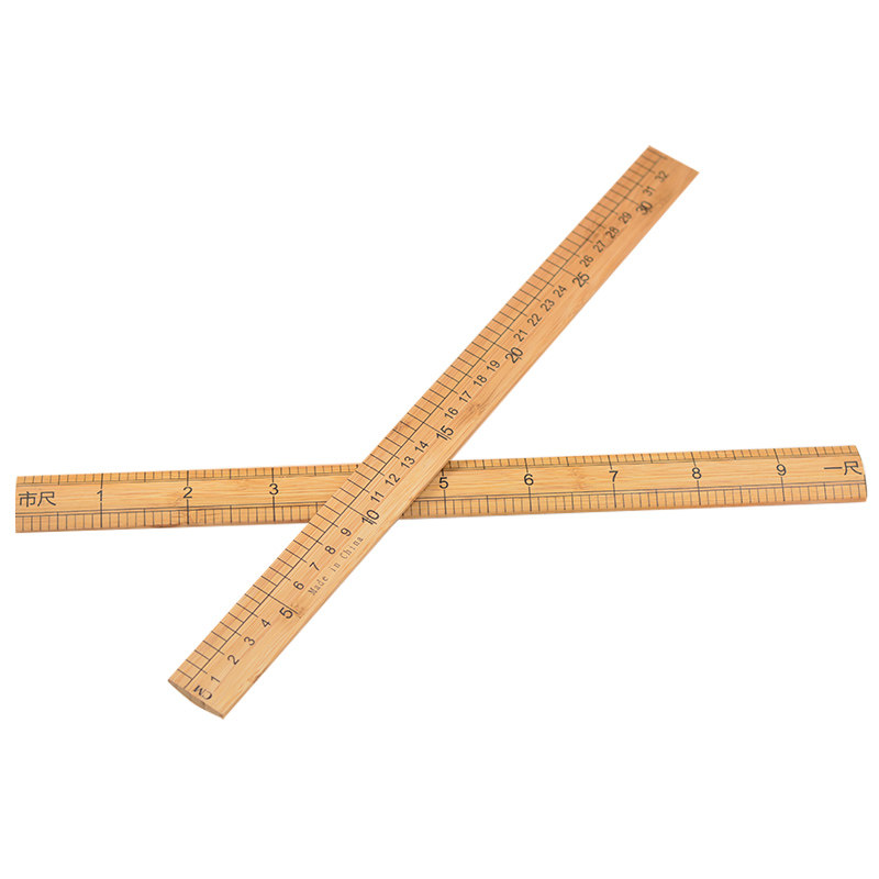 厘米双面diy手工钢尺竹尺打样划线服装米尺尺子