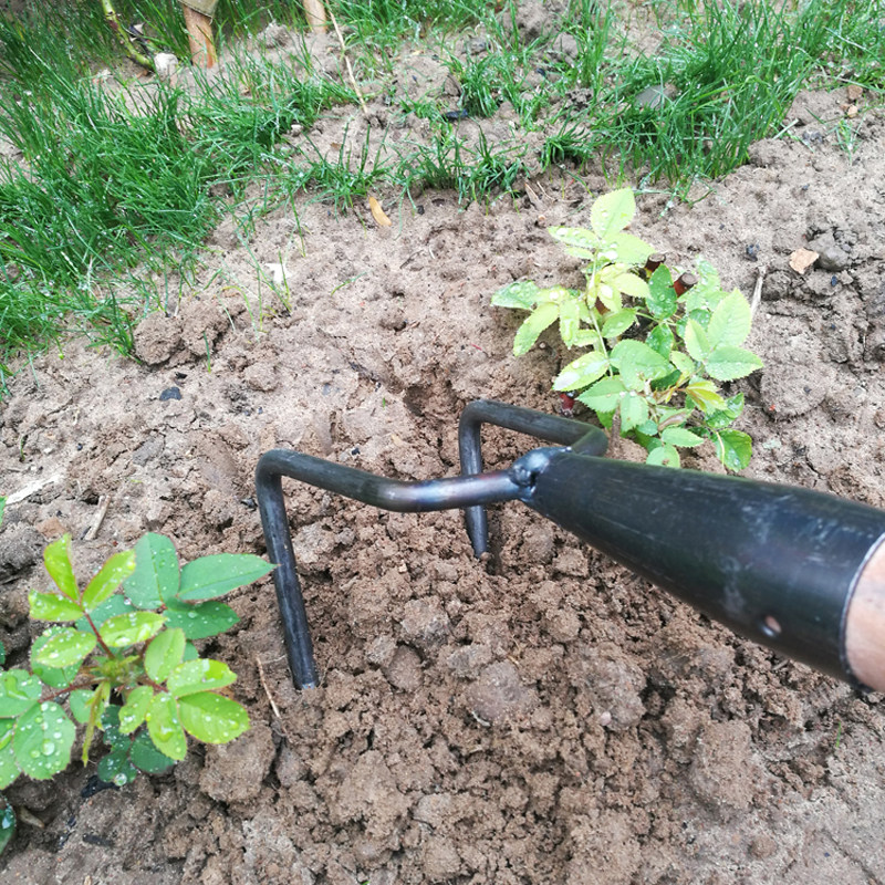 耙子种菜焊接翻土松土家用三齿四齿九齿十一耙子