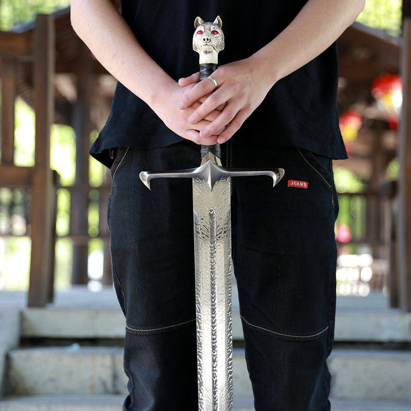 影视权力游戏长爪剑生活大爆炸冰与火之歌冰原狼剑琼恩雪诺未开刃