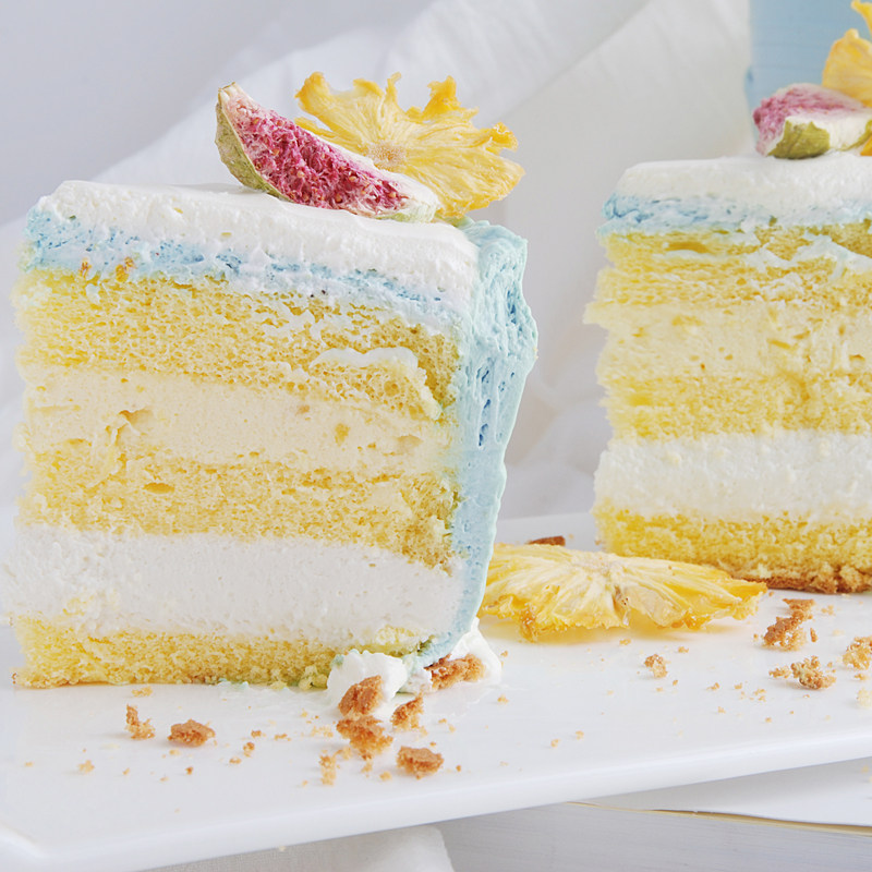 pitta茉莉清香生日蛋糕泰国国小菠萝慕斯无糖低卡新鲜生日蛋糕