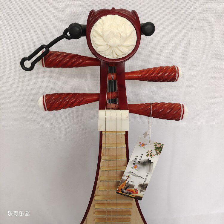 柳琴考级花梨木柳红木乐器厂家直销专业演奏柳琴