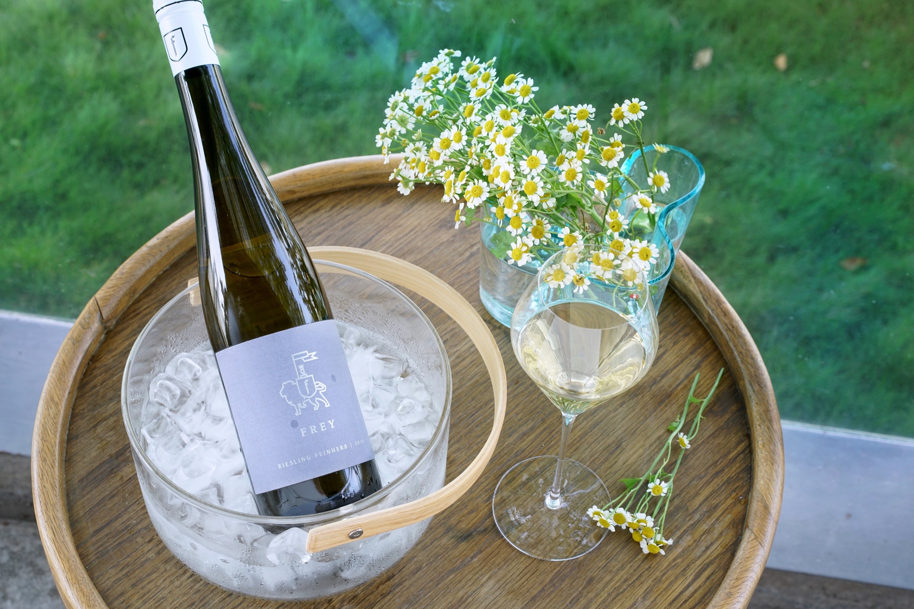 性价比德国莱茵黑森弗雷雷司令riesling半干白葡萄酒清新葡萄酒