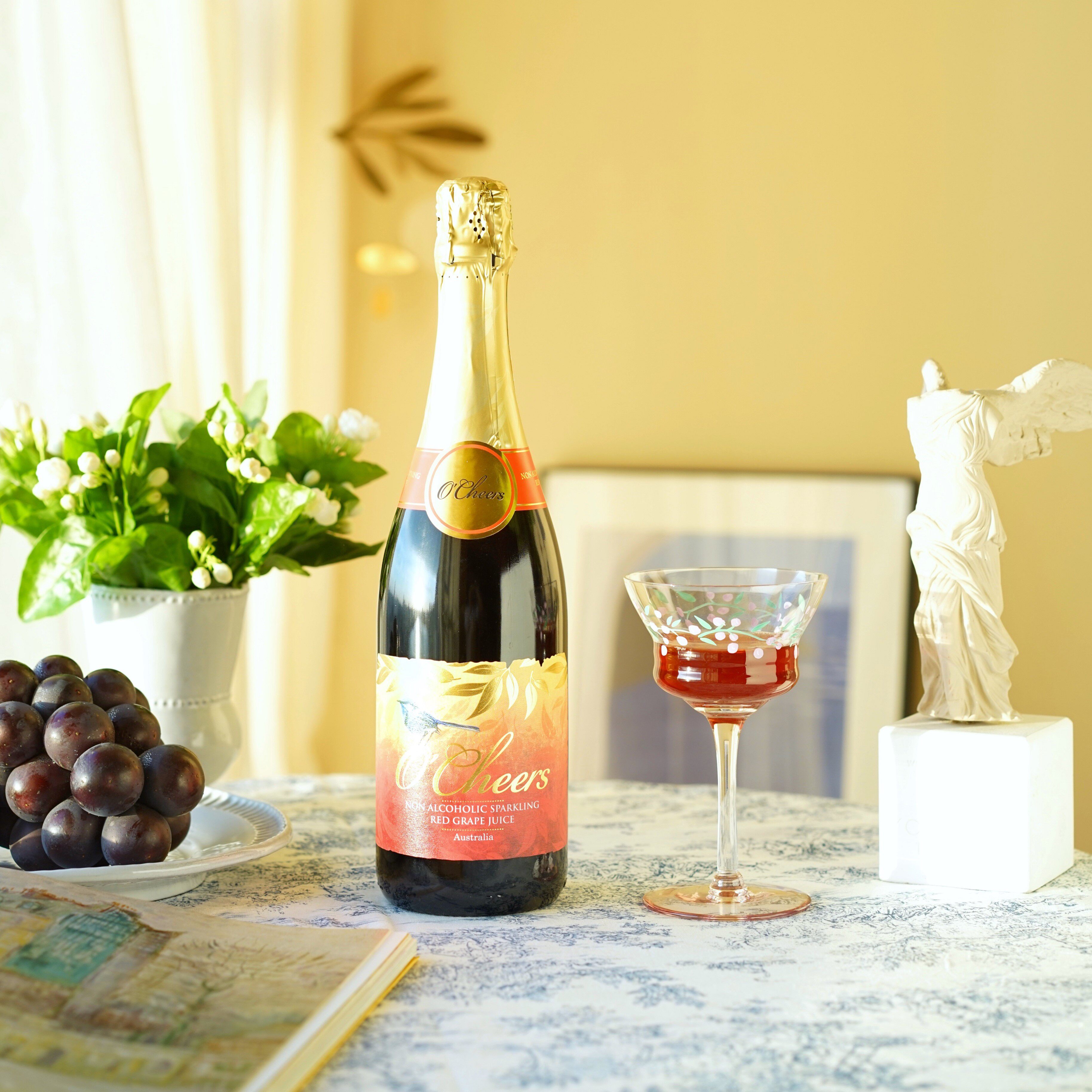 全家都能开心澳洲无醇葡萄汁起泡原汁葡萄酒
