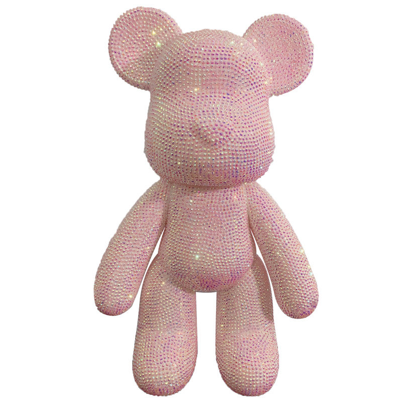 成品diy贴钻暴力熊摆件熊粘钻满钻玩偶女生情人节创意玩偶