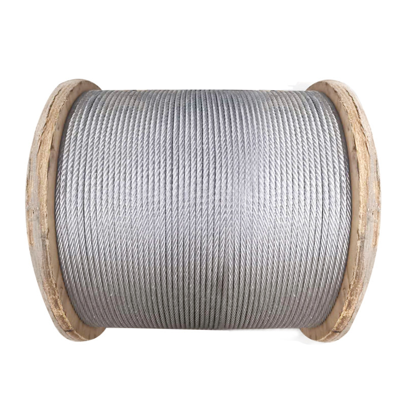 钢丝绳不包电镀镀锌10mm捆绑拉线承重生命线安全钢丝绳