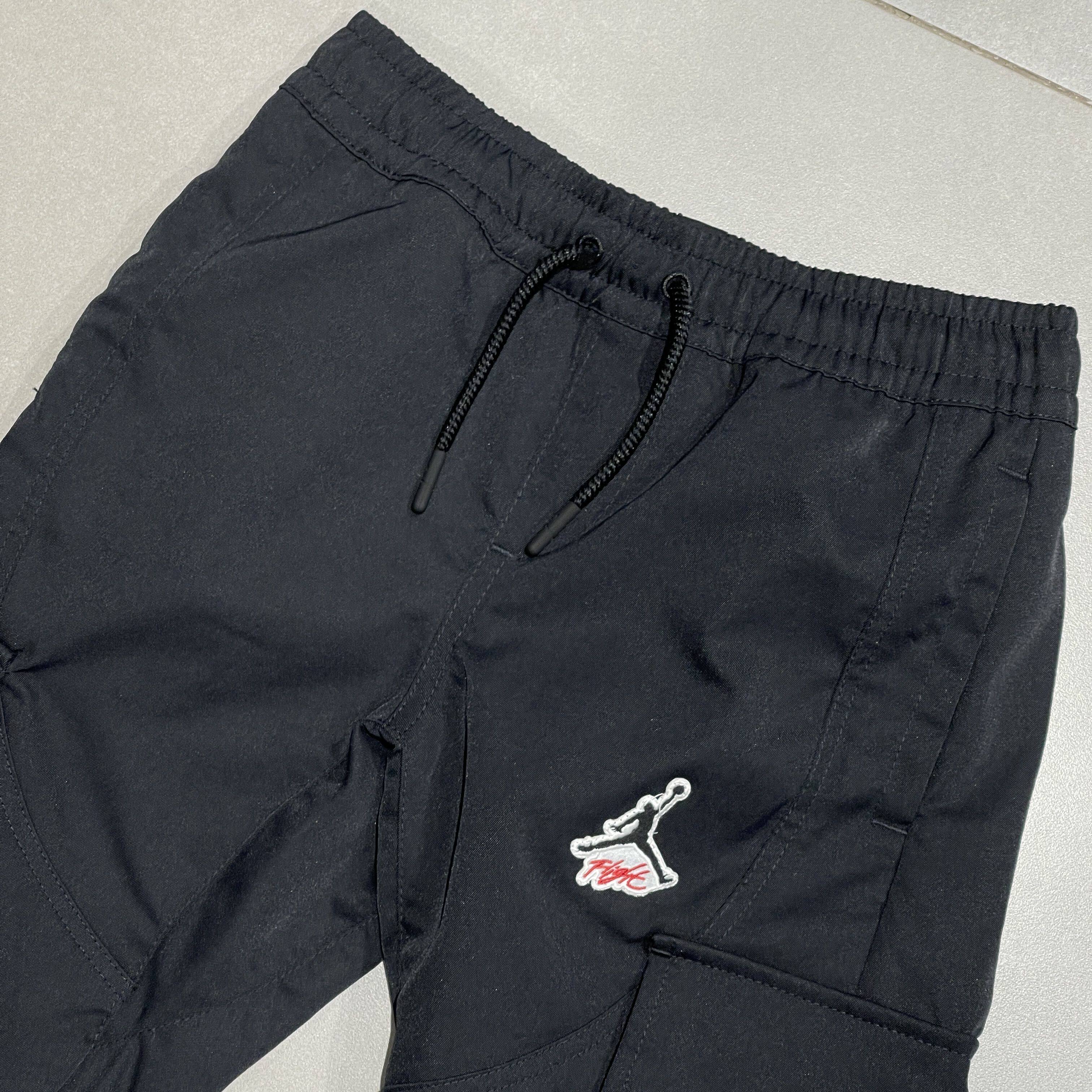 jordan男童aj乔丹春夏新款jd2212023梭织斜纹布工装裤子